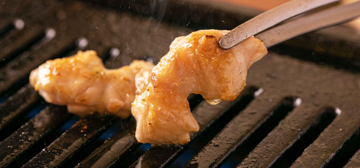 鶏焼きシーン